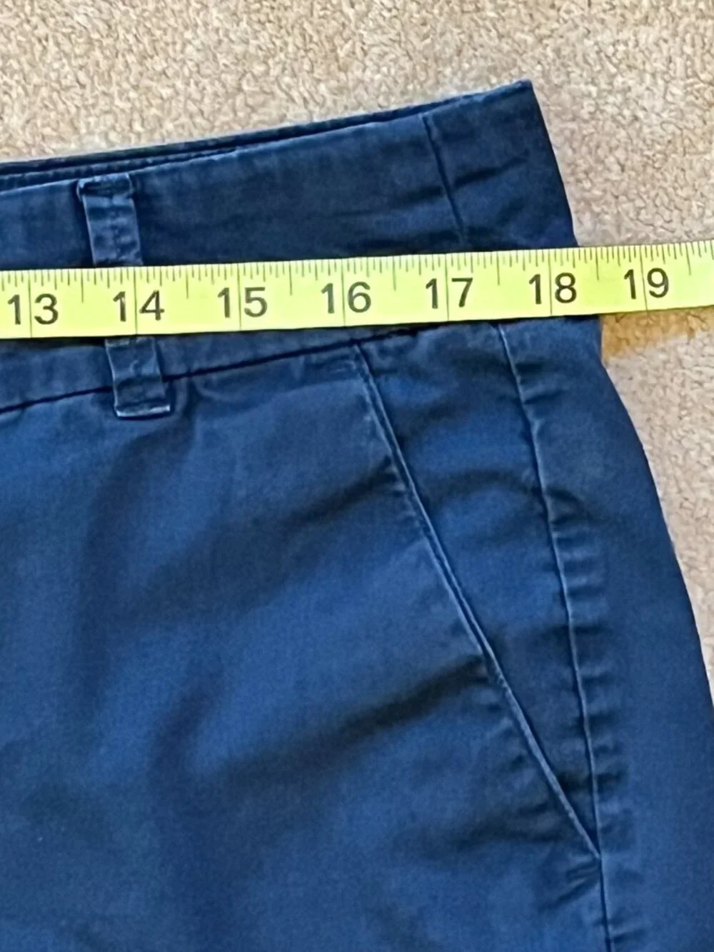 J. Crew Women's Navy Blue Cotton Shorts Size 12 Coastal Grandmother Outdoors